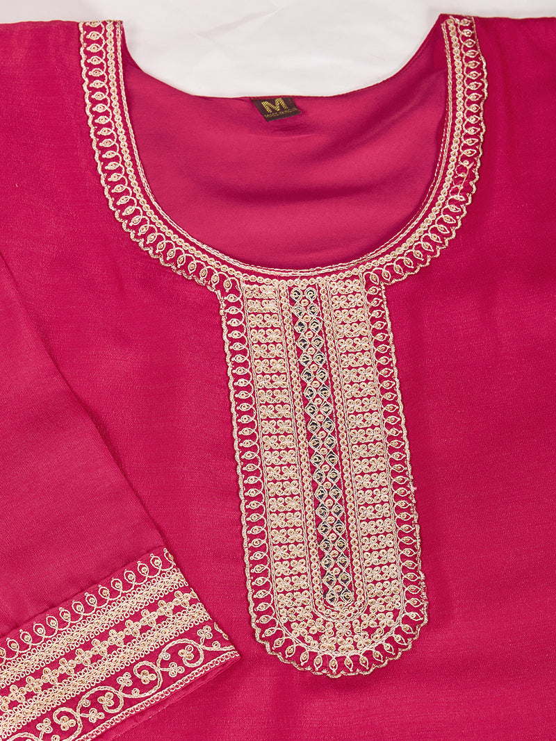 Multi Sequence with cording Work Kurti Set