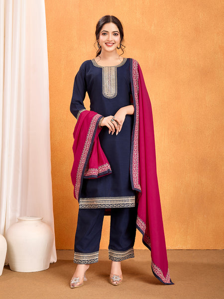 Multi Sequence with cording Work Kurti Set