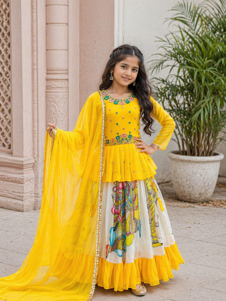 KEDIYA STYLE LAHENGAA SET FULLY STTICHED  OC-185
