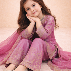 Premium Beautiful Kids Top Sharara And Dupatta Set