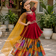 KEDIYA STYLE LAHENGAA SET FULLY STTICHED OC-197 Master