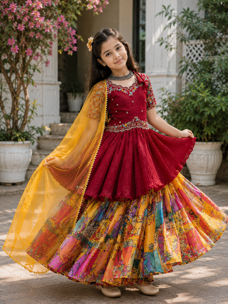 KEDIYA STYLE LAHENGAA SET FULLY STTICHED OC-197 Master