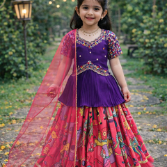 LAHENGAA SET FULLY STTICHED OC-197 Rani