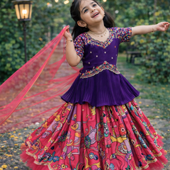 LAHENGAA SET FULLY STTICHED OC-197 Rani