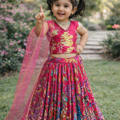 LAHENGA CHOLI SET FULLY STTICHED
