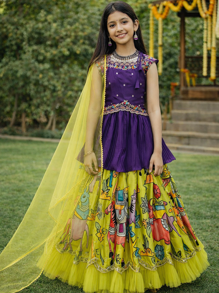 KEDIYA STYLE LAHENGAA SET FULLY STTICHED OC-199