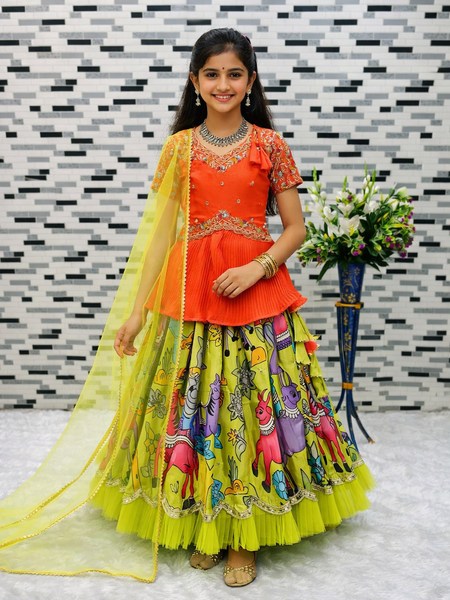 KEDIYA STYLE LAHENGAA SET FULLY STTICHED OC-200