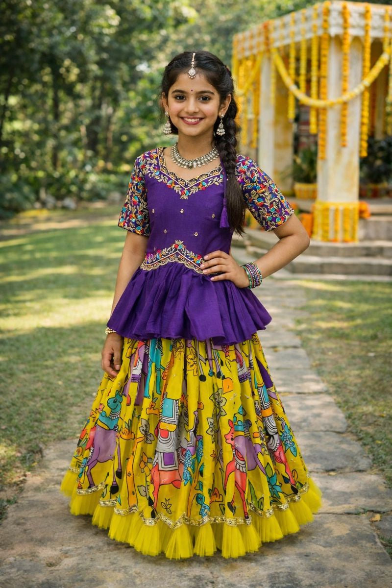 KEDIYA STYLE LAHENGAa SET FULLY STTICHED OC-197