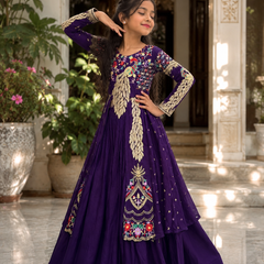 Premium Quality Heavy Traditional Crop Top with Shrug