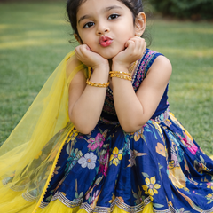 Beautiful Kids Gown Set  Full Stitched OC-223