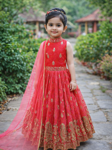 Heavy Fox Georgette Embroidered Siqunce Work Gownn OC-164