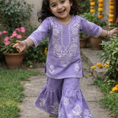 Heavy Rayon Cottonn Top-Shararaa OC-140 parpal