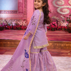 Premium Beautiful Kids Top Sharara And Dupatta Set