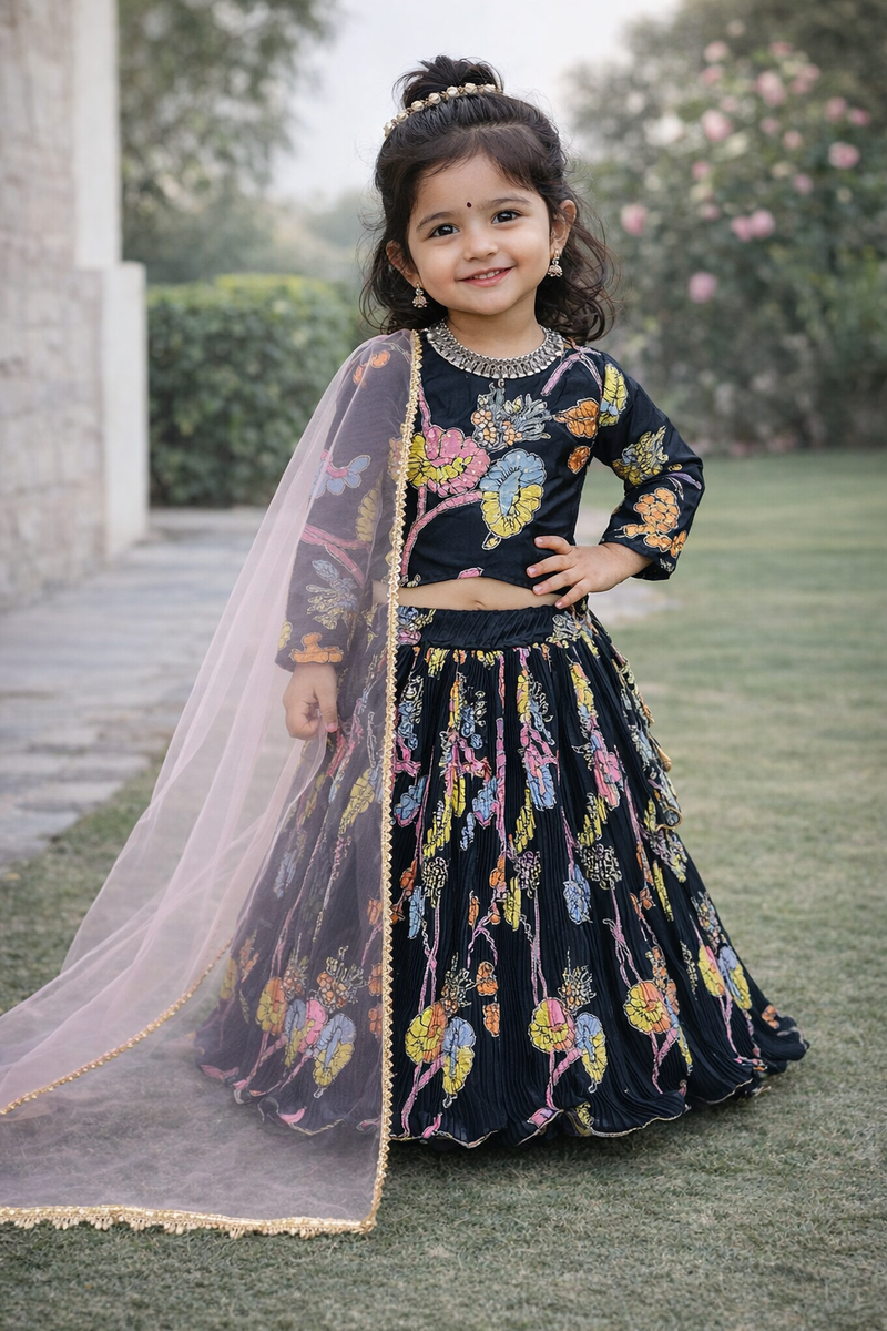 LAHENGAA CHOLI SET FULLY STTICHED OC-203