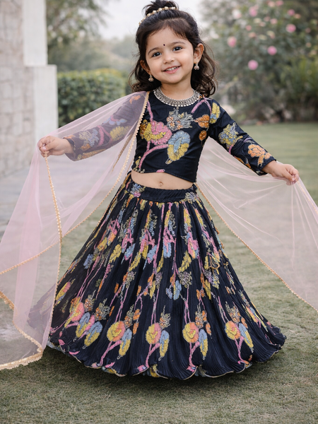 LAHENGAA CHOLI SET FULLY STTICHED OC-203