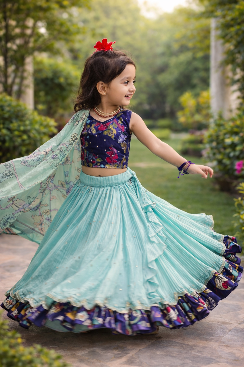 New Festival Lehenga Choli Set Ready To Wear Collection OC-215