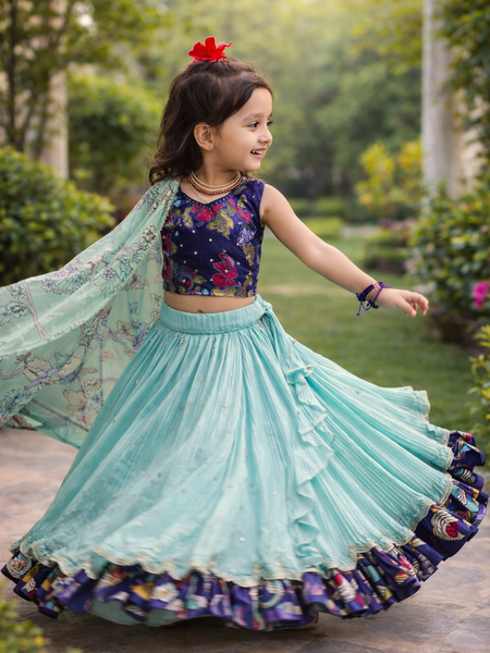 New Festival Lehenga Choli Set Ready To Wear Collection OC-215