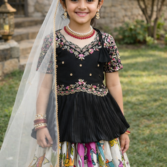 LAHENGA SET FULLY STTICHED OC-208 Off-White