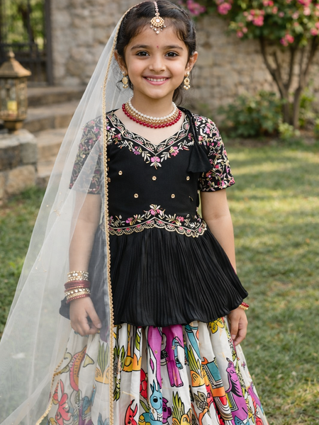 LAHENGA SET FULLY STTICHED OC-208 Off-White