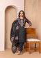 Elegant Faux Georgette Set with Bell Sleeves & Embroidered Dupatta– by QueenVastra