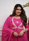 QueenVastra Embroidered Anarkali Set – Where Elegance Meets Ease