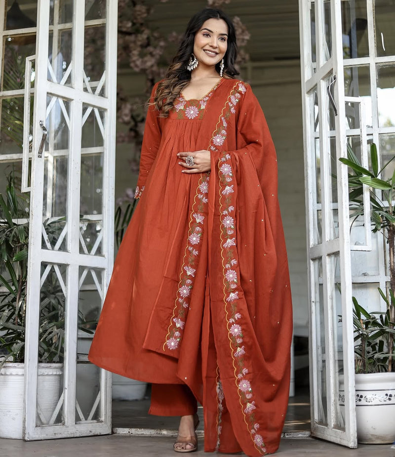 Anarkali Ensemble – Grace in Every Thread– by QueenVastra
