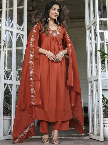 Anarkali Ensemble – Grace in Every Thread– by QueenVastra