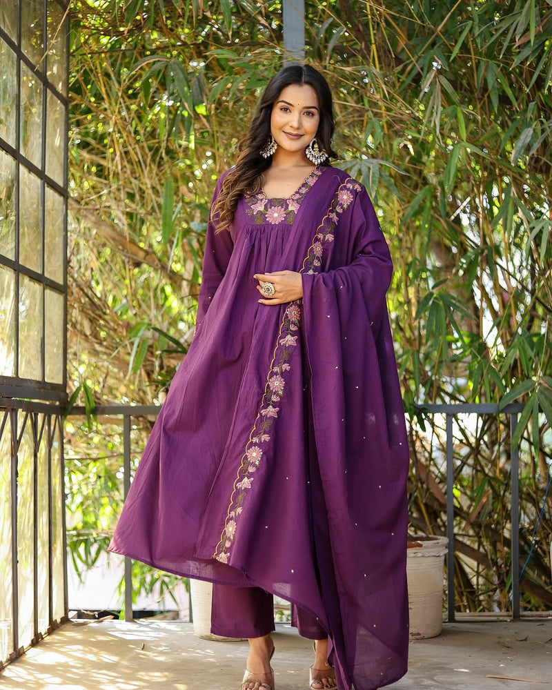 Anarkali Ensemble – Grace in Every Thread– by QueenVastra