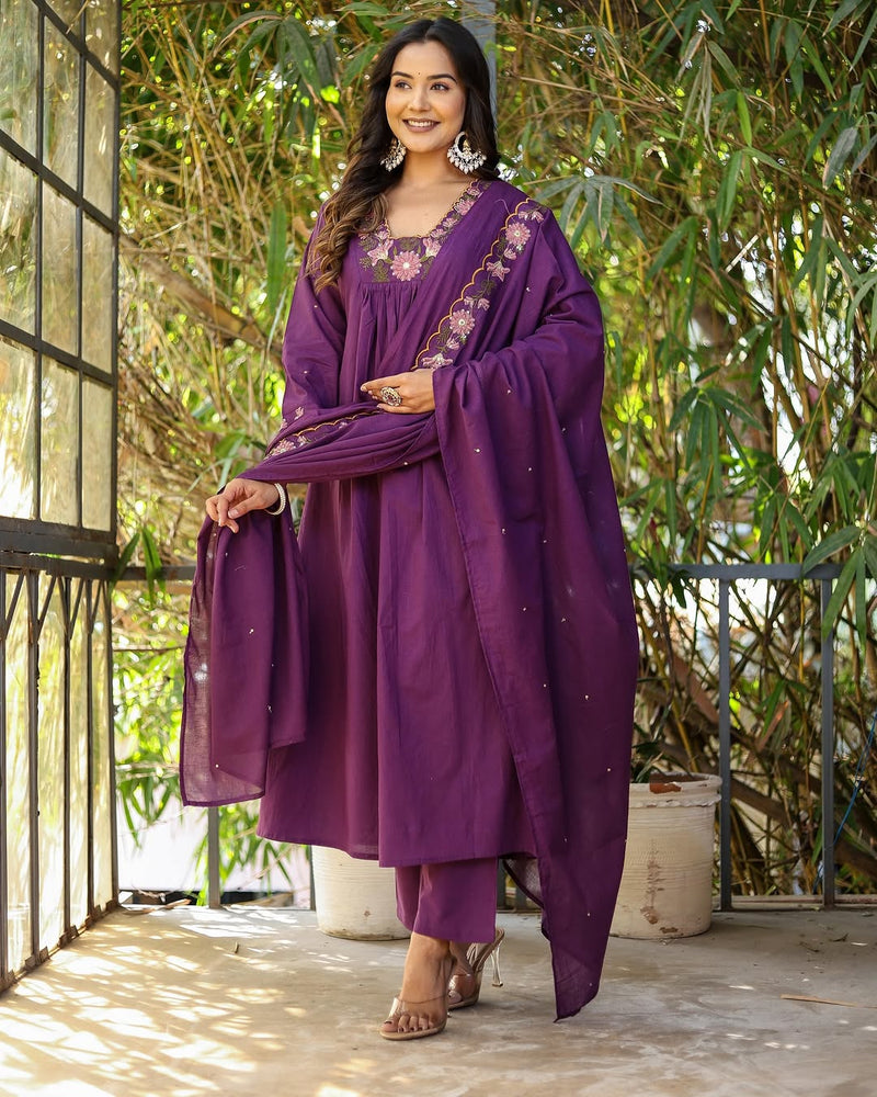 Anarkali Ensemble – Grace in Every Thread– by QueenVastra