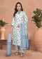 Floral Cotton Kurta Set with Lace Detail & Printed Dupatta– by QueenVastra