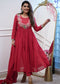 Chanderi Silk Kurta Set with Dupatta– by QueenVastra