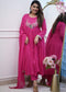 Chanderi Silk Kurta Set with Dupatta– by QueenVastra