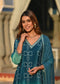 Ethereal Elegance – Silk Kurta Set with Attached Dupatta– by QueenVastra