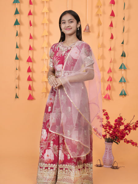 New Designer Heavy Fox Georgette Gownn OC-152 Maroon