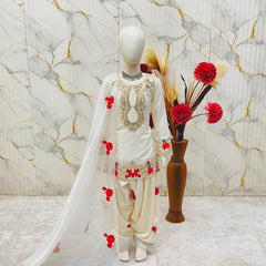 Premium Beautiful Kids Top Salwar And Dupatta Set