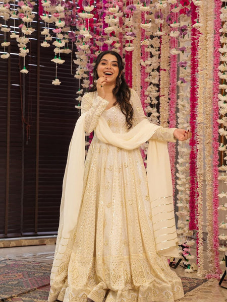Madhvi Heavy Embroidered Maxi Set