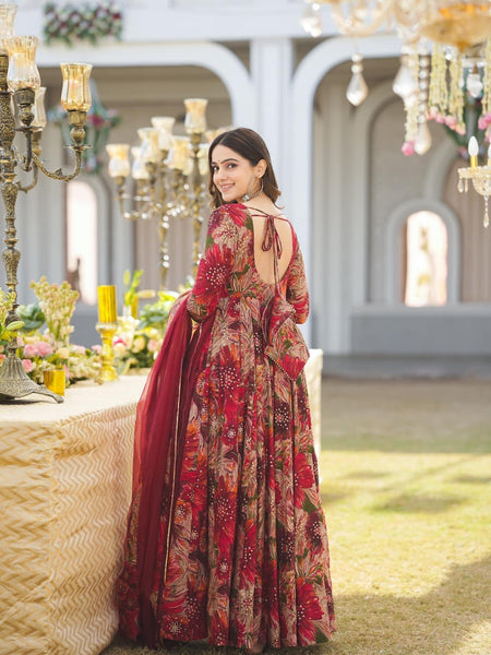 Salisha Premium Quality Maxi Anarkali Suit Set