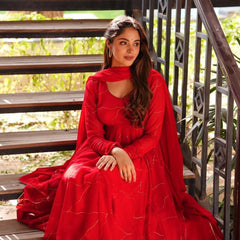 Blooming Red Coloured Suit