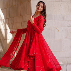 Blooming Red Coloured Suit