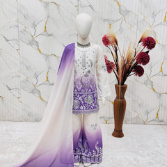 Premium Beautiful Kids Top Palazzo And Dupatta Set