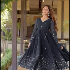 WHISPERING BREEZE  SUIT SET - 107 BLACK