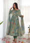 PURE SOFT ORGANZA ANARKALI SUIT SET WITH FULLY STITCHED DKB-266