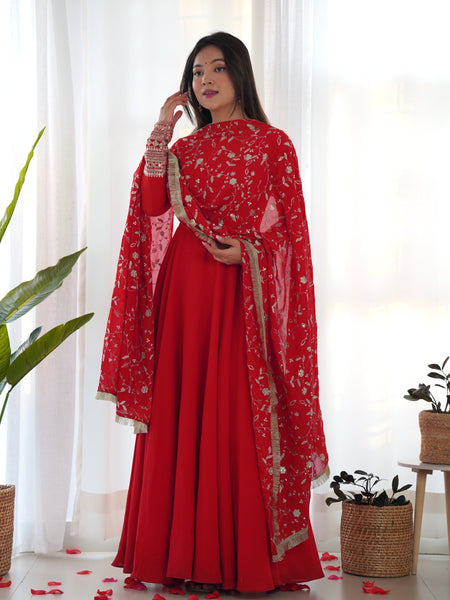 SHARON ANARKALI DUPATTA SET
