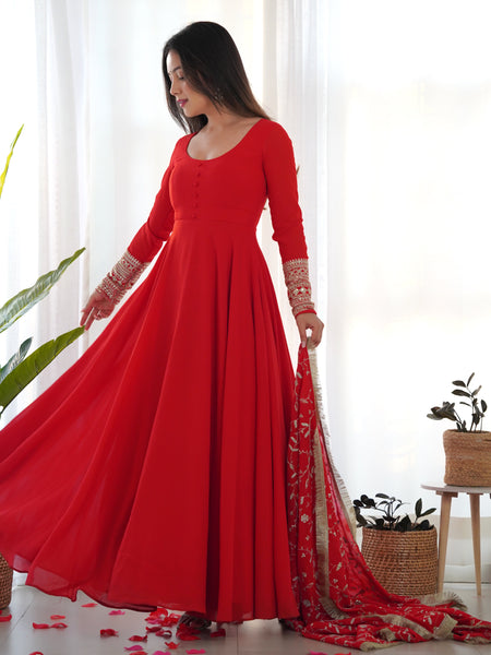 SHARON ANARKALI DUPATTA SET