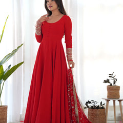 SHARON ANARKALI DUPATTA SET