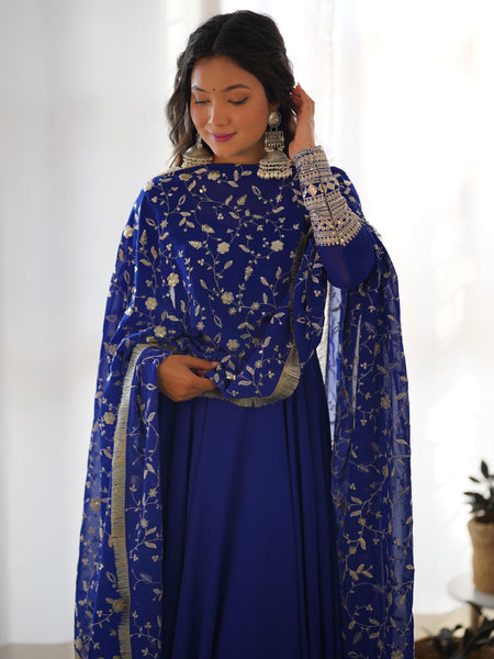 PRANAVI ANARKALI DUPATTA SET