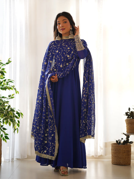 PRANAVI ANARKALI DUPATTA SET