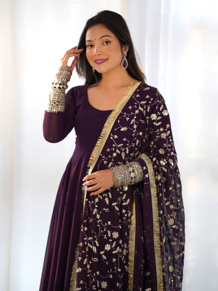 Malini's Beutifull Fancy Anarkali Suit Set