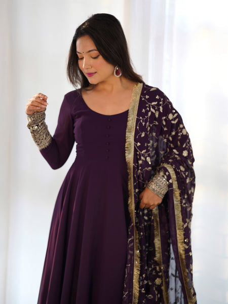 Malini's Beutifull Fancy Anarkali Suit Set