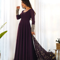 Malini's Beutifull Fancy Anarkali Suit Set